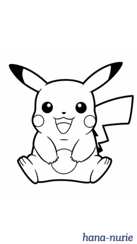 Pikachu ngồi nhỏ