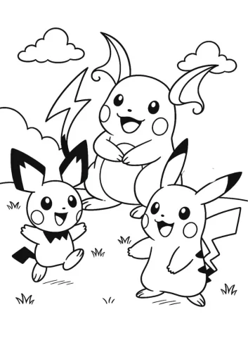 Pikachu, Pichu và Raichu