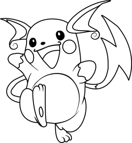 Raichu ngồi nhảy