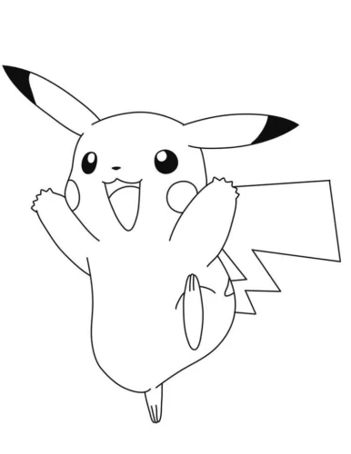 Pikachu nhảy lên