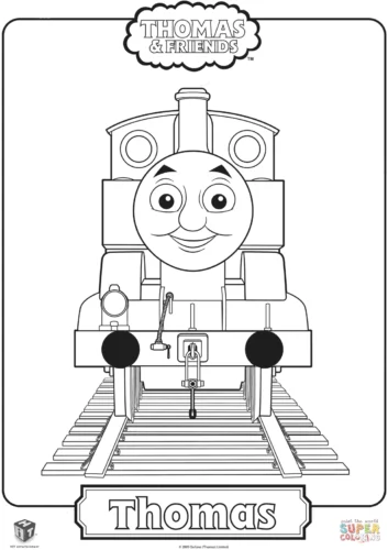 Đầu máy Thomas nhìn chính diện