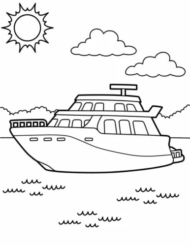 Du thuyền dưới mặt trời