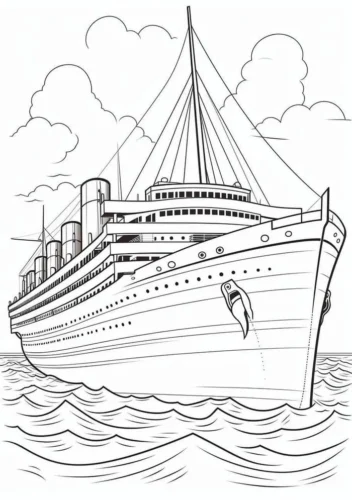 Tàu Titanic trong khung