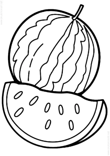 Tranh tô màu trái cây 18