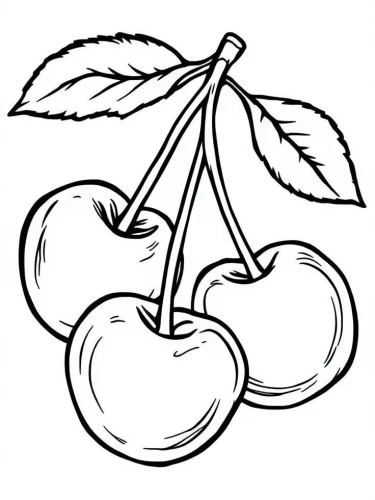 Tranh tô màu trái cây 20