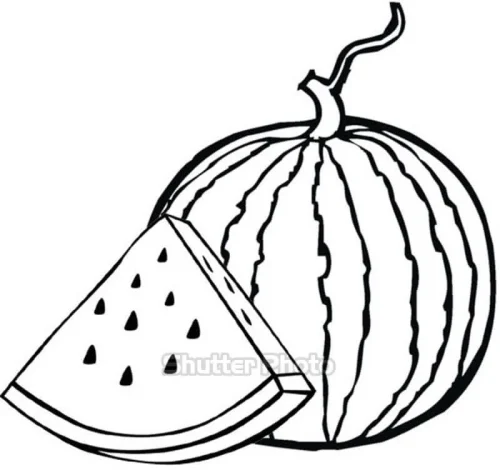 Tranh tô màu trái cây 15
