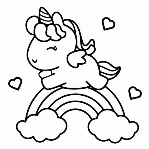 Kỳ lân nhảy trên cầu vồng