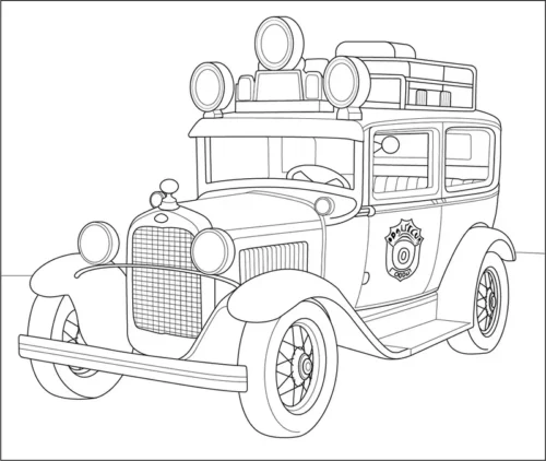 Xe cảnh sát cổ