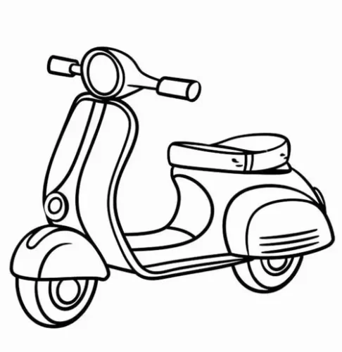 Xe tay ga cổ đơn giản