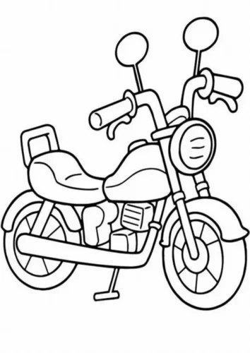 Mô tô nhỏ nhìn chính diện