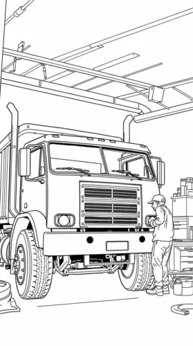 Xe tải dưới cầu