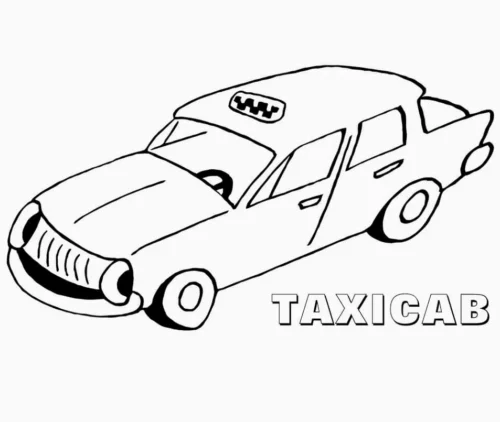 Taxi cổ dưới chữ Taxicab