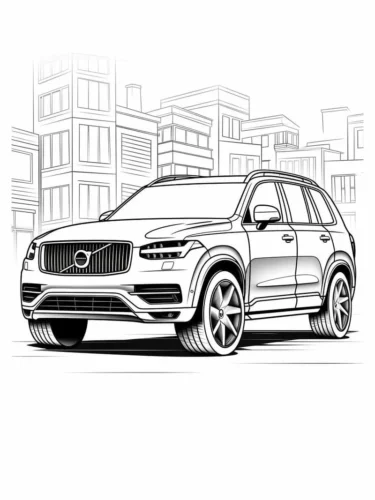 Xe SUV trước dãy nhà