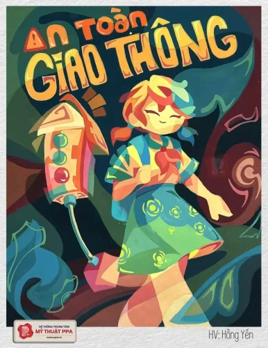 Vẽ tranh an toàn giao thông 9