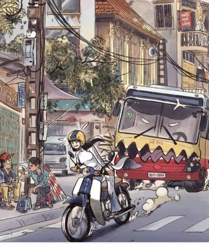Vẽ tranh an toàn giao thông 24