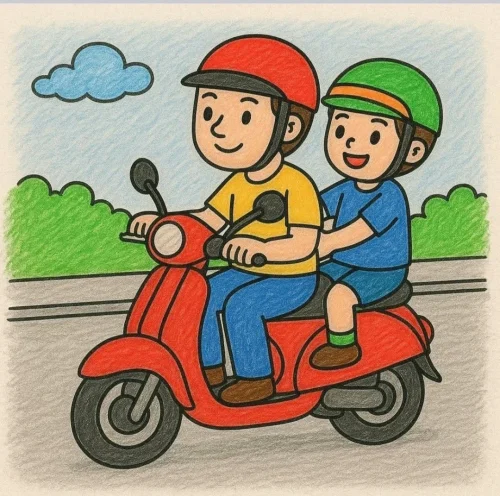 Vẽ tranh an toàn giao thông 25