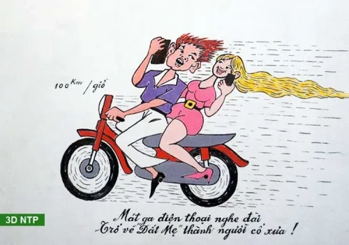 Vẽ tranh an toàn giao thông 36