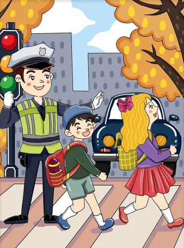 Vẽ tranh an toàn giao thông 42