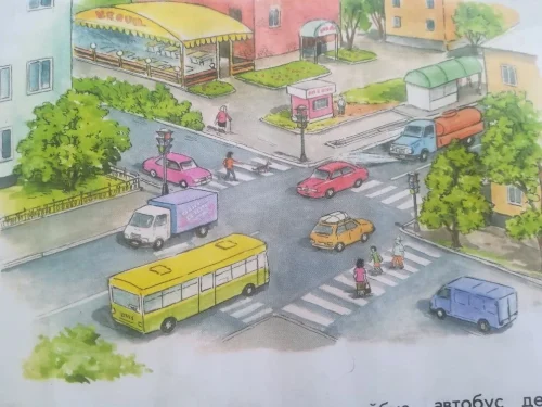 Vẽ tranh an toàn giao thông 53