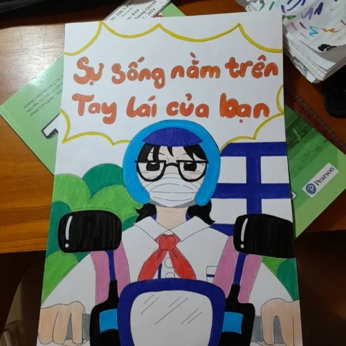 Vẽ tranh an toàn giao thông 59