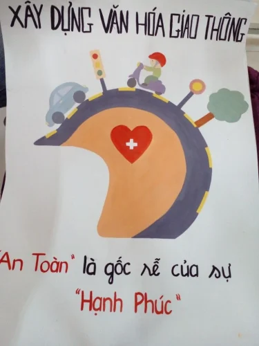 Vẽ tranh an toàn giao thông 60
