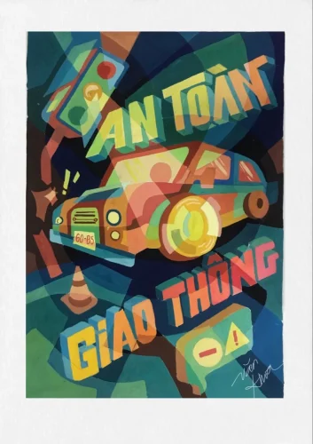 Vẽ tranh an toàn giao thông 6