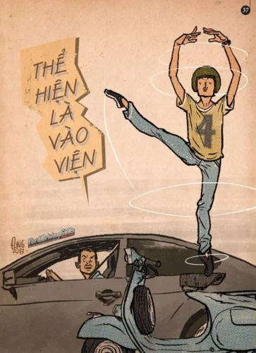 Vẽ tranh an toàn giao thông 15