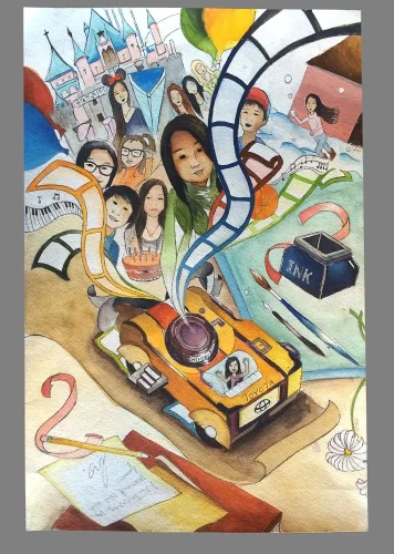 Vẽ tranh an toàn giao thông 27