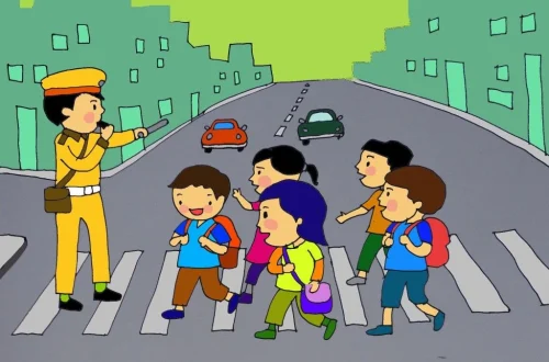 Vẽ tranh an toàn giao thông 28