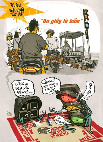 Vẽ tranh an toàn giao thông 36