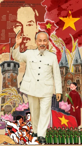 Tranh vẽ Bác Hồ 10
