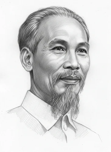 Tranh vẽ Bác Hồ 11