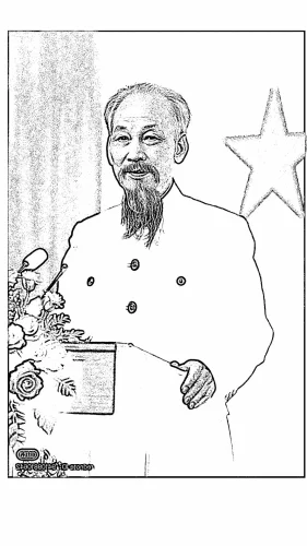 Tranh vẽ Bác Hồ 18