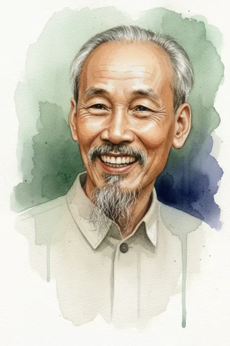 Tranh vẽ Bác Hồ 23