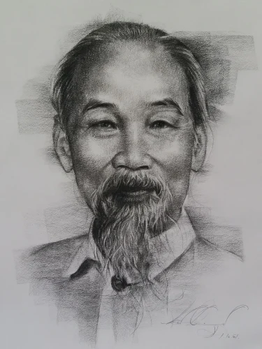 Tranh vẽ Bác Hồ 33