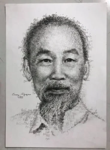 Tranh vẽ Bác Hồ 47