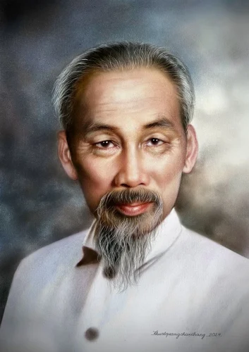 Tranh vẽ Bác Hồ 51
