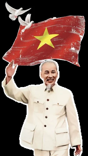 Tranh vẽ Bác Hồ 55