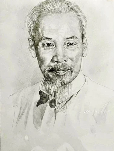 Tranh vẽ Bác Hồ 2