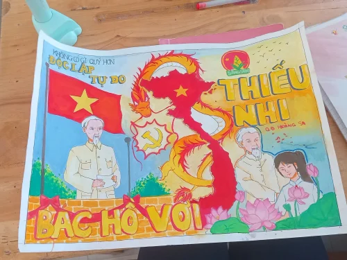 Tranh vẽ Bác Hồ 3