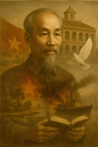 Tranh vẽ Bác Hồ 6
