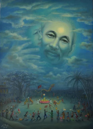 Tranh vẽ Bác Hồ 16