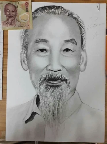 Tranh vẽ Bác Hồ 41