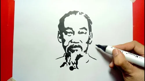 Tranh vẽ Bác Hồ 54