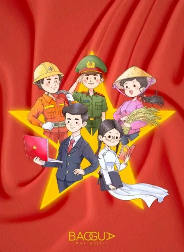 Tranh vẽ Bác Hồ 55