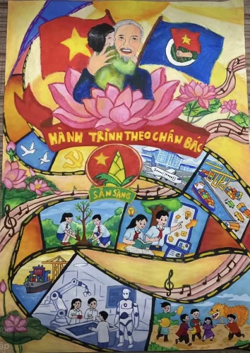 Tranh vẽ Bác Hồ 58