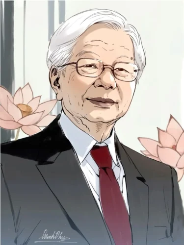 Tranh vẽ Bác Hồ 60
