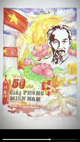Tranh vẽ Bác Hồ 6