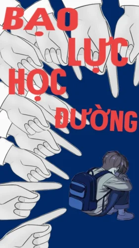 Vẽ tranh bạo lực học đường 21