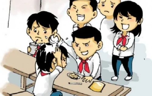 Vẽ tranh bạo lực học đường 59